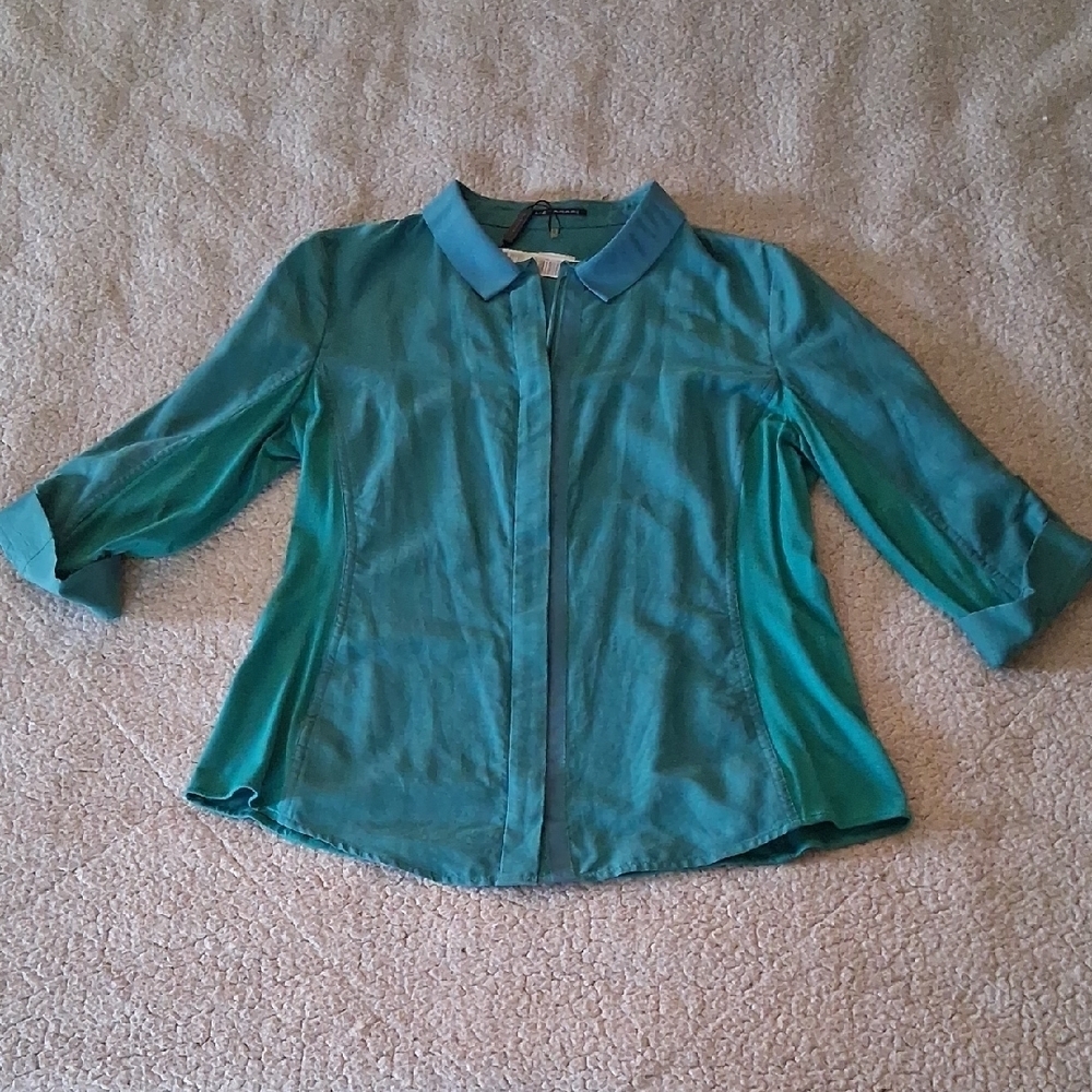 New Elie Tahari Turquoise Blazer